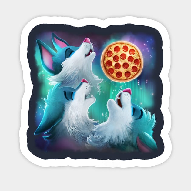 Three Werewolf Moon Sticker by TsaoShin